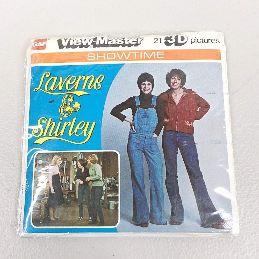 Vintage 1978 GAF View Master Laverne & Shirley J20 Showtime 3 Reel Set